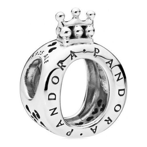 Pandora charm Pandora con logo Pandora in argento