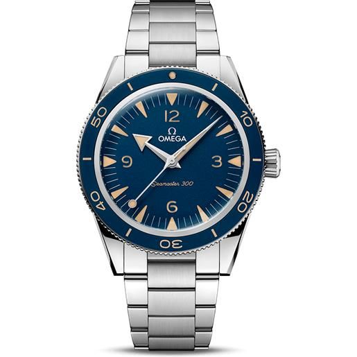 Omega orologio Omega seamaster 300 co‑axial master chronometer 41 mm blu