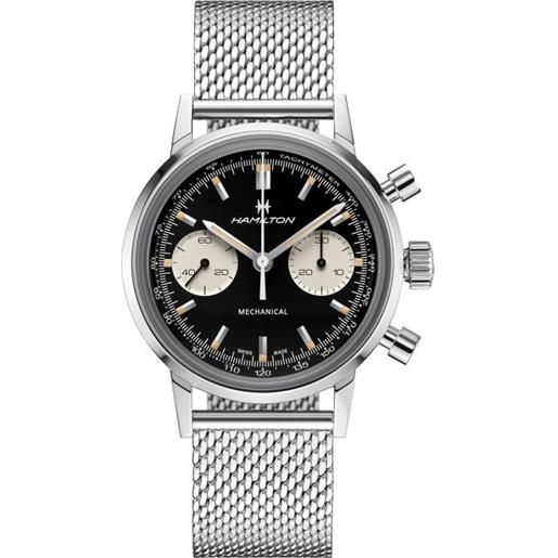 Hamilton orologio Hamilton american classic intra-matic cronograph h con cinturino in acciaio