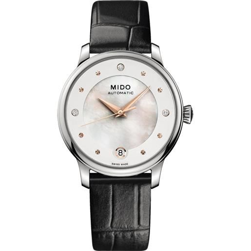 Mido orologio da donna Mido baroncelli lady day & night con quadrante in madreperla bianca e diamanti