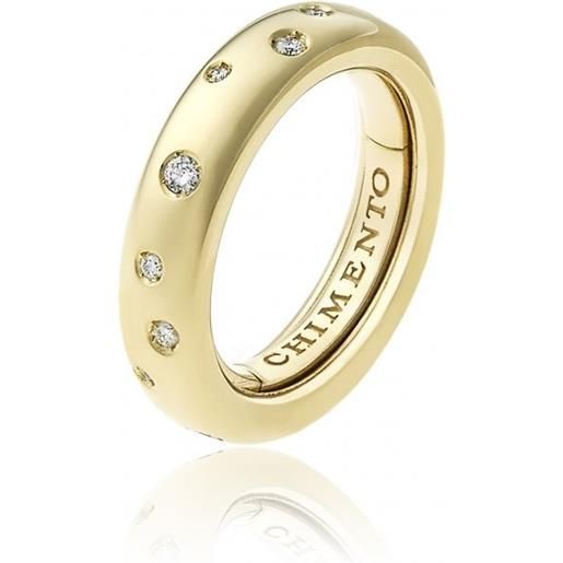 Chimento anello Chimento forever brio in oro giallo con diamanti bianchi