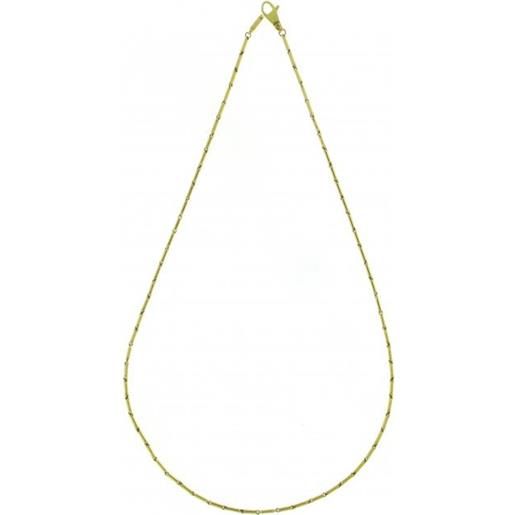 Chimento collana sottile Chimento tradition gold bamboo classic in oro giallo 45 cm