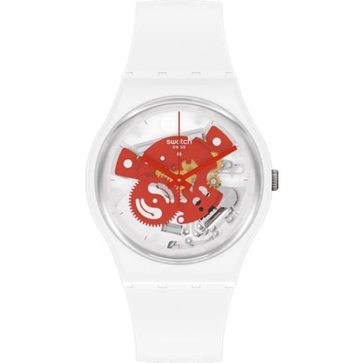 Swatch orologio Swatch time to red small
