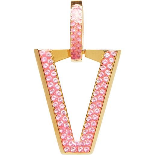 Valentina Ferragni orecchino singolo Valentina Ferragni uali zirconia pink