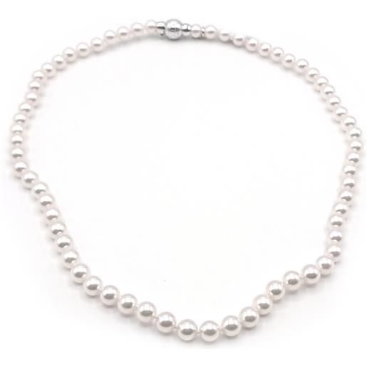 Mikimoto collana Mikimoto con perle e oro bianco