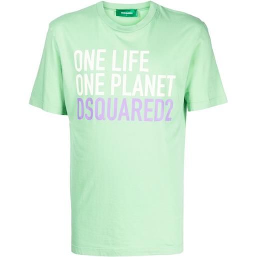 Dsquared2 t-shirt con stampa - verde
