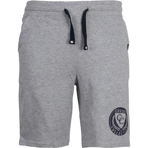 Coveri Collection pantaloncino sportivo in jersey con stampa e lacci in contrasto