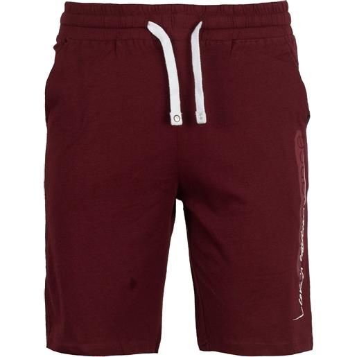 Coveri Collection pantaloncino sportivo in jersey con stampa e lacci in contrasto