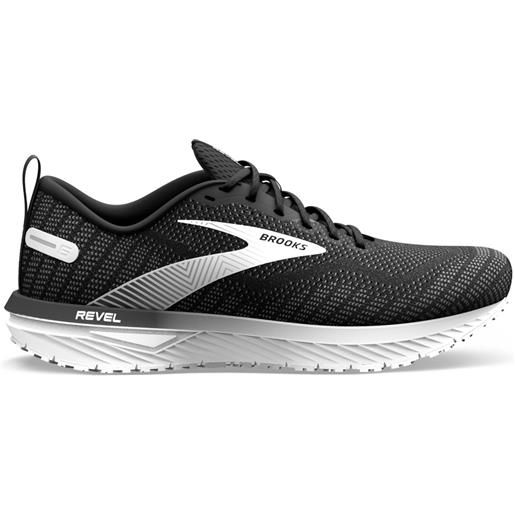 BROOKS scarpe neutre brooks revel 6 nero/bianco