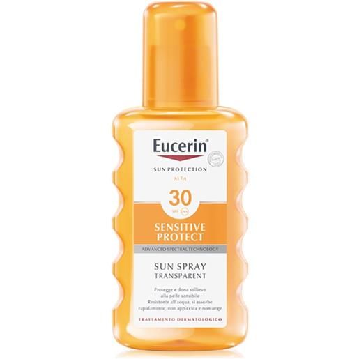 Eucerin sensitive protect sun spray transparent spf30 150ml spray solare corpo alta prot. 