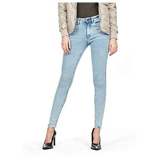 G-STAR RAW women's lhana high super skinny jeans, blu (sun faded iceberg d15179-9136-b165), 26w / 28l