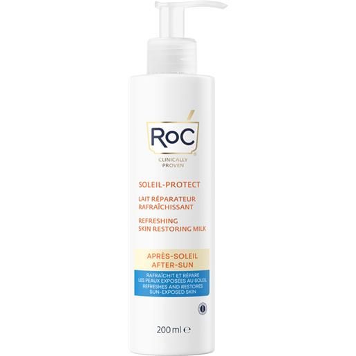 ROC OPCO LLC roc soleil protect latte doposole rinfrescante - doposole per viso, collo e décolleté - 200 ml