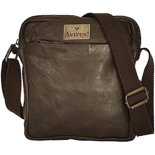 Avirex borsello in pelle Avirex tg. S linea mayday brown mdy02