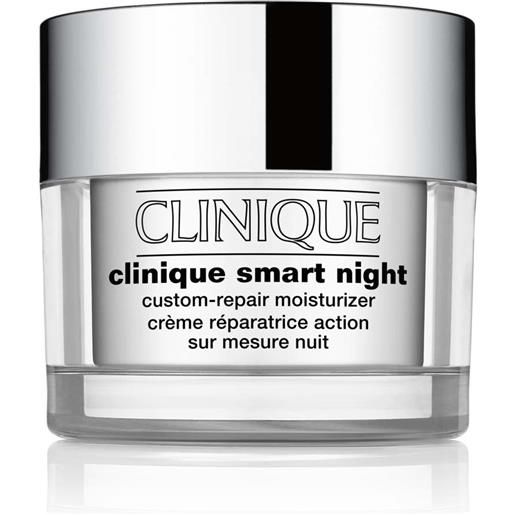 Clinique crema riparatrice su misura da notte - smart night - da arida a normale (tipo ii) - 50 ml