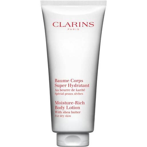 Clarins baume corps super hydratant rich - pelle secca crema corpo - 400 ml