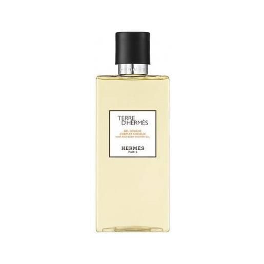 Hermes terre d'hermès shampoo gel doccia 200ml