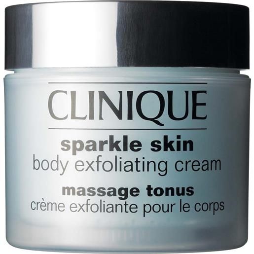 Clinique sparkle skin body exfoliating cream - crema esfoliante per il corpo in barattolo