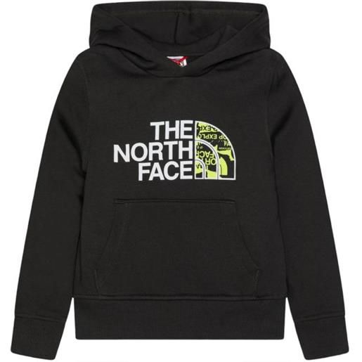 THE NORTH FACE maglia drew peak hoodie bambino asphalt grey