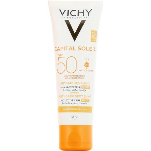 Vichy capital soleil trattamento anti-macchie colorato 3in1 spf50 50ml Vichy