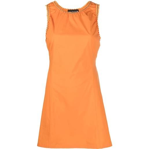 Boutique Moschino abito corto smanicato - arancione
