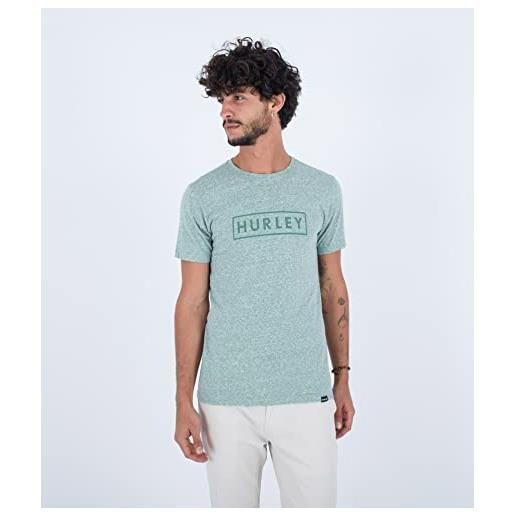 Hurley maglietta a maniche corte uomo - oceancare outline textured