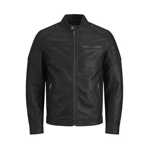 JACK & JONES giacca in finta pelle scamosciata