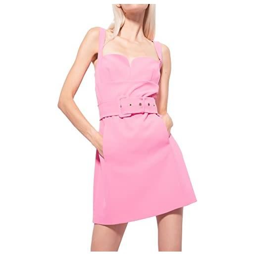 Pinko armato abito crepe tecnico str vestito casual, n50_rosa-convolvolo, 48 donna