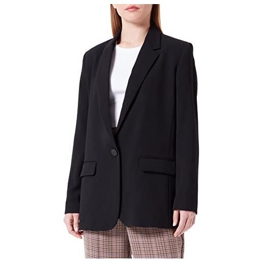 Sisley giacca 26qslw00m, black 100, 46 donna