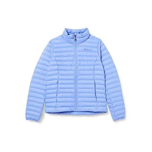 Marmot donna wm's echo featherless jacket, giacca da escursioni isolata, leggero capotto funzionale idrorepellente, parka imbottita, giacca outdoor antivento, getaway blue, xs
