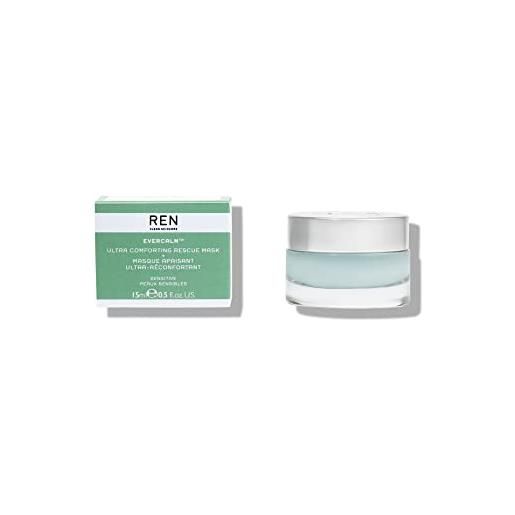 REN Clean Skincare evercalm ultra comforting rescue mask, travel size 15ml
