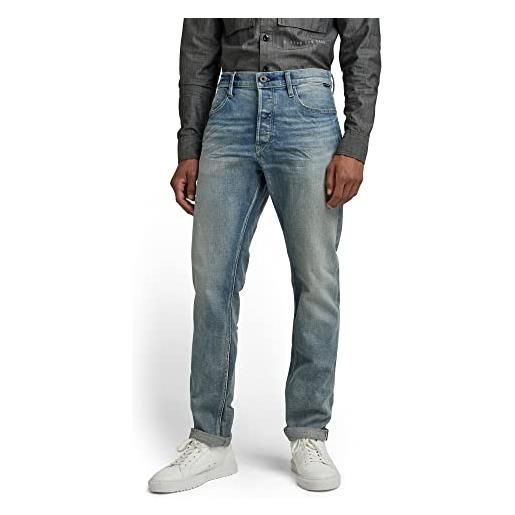 G-STAR RAW men's triple a regular straight selvedge jeans, blu (vintage stream d21424-b454-d293), 29w / 34l