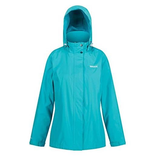 Regatta daysha waterproof mesh lined hooded outdoor active, giacca donna, blueberry pie/clematis, 10