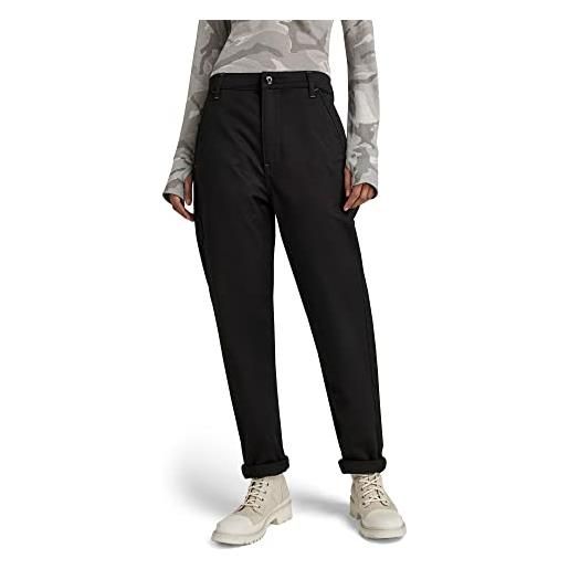 G-STAR RAW women's boyfriend tapered chino, nero (dk black d20070-c072-6484), 27