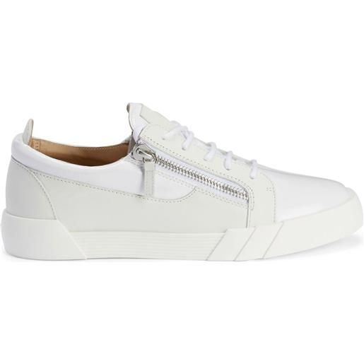 Giuseppe Zanotti sneakers con zip - bianco