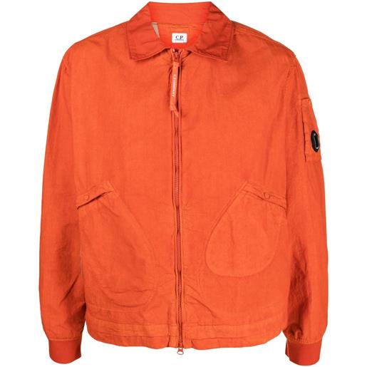 C.P. Company giacca-camicia a maniche lunghe - arancione