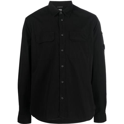C.P. Company camicia aderente - nero