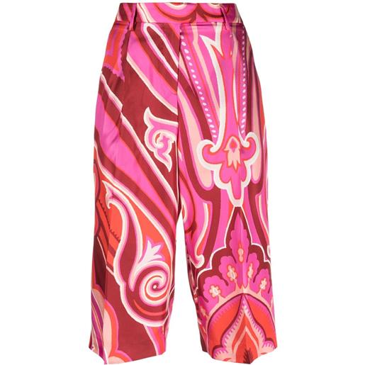 ETRO shorts con stampa - rosa