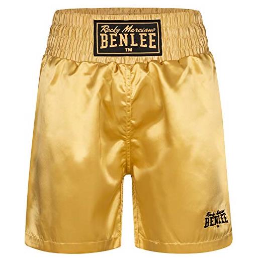 BENLEE Rocky Marciano uni boxing pantaloni da boxe, gold, 3xl kurz uomo