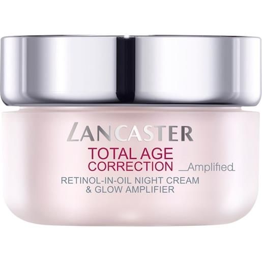 Lancaster cura della pelle total age correction _amplifiedretinol-in-oil night cream & glow amplifier