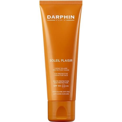 Darphin soleil plaisir - soin solaire anti-age crema solare viso spf50, 50ml