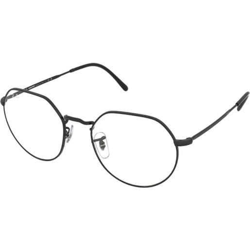 Ray-Ban jack rb3565 002/gg | occhiali da sole graduati o non graduati | unisex | metallo | tondi | nero | adrialenti