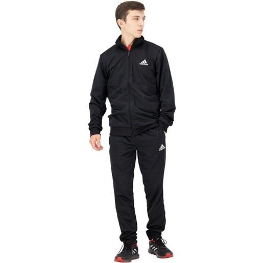 Adidas primegreen essentials small logo track suit nero 210 uomo