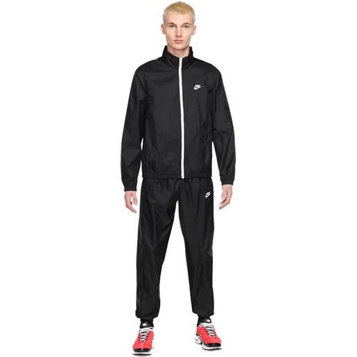 Nike sportswear sport essentials lined woven track suit nero l uomo