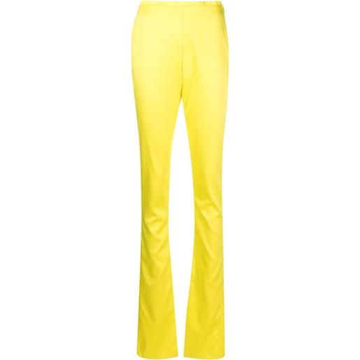 Gcds pantaloni skinny bling - giallo