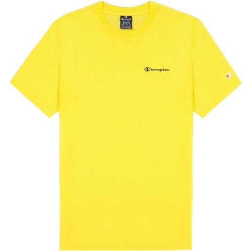 CHAMPION t-shirt CHAMPION t-shirt comfort fit giallo