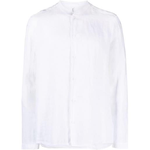 Transit camicia con colletto alla coreana - bianco