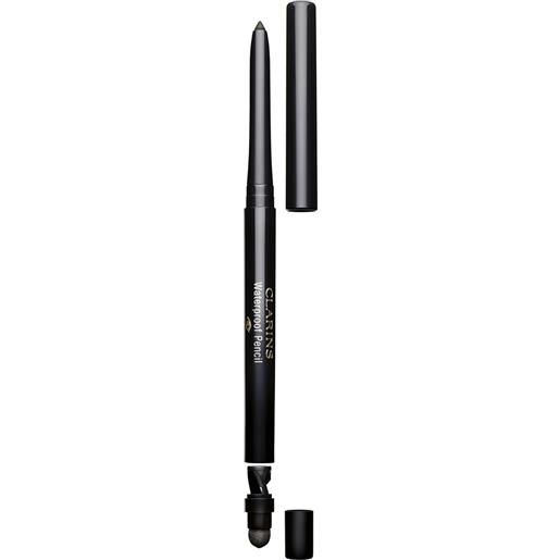 CLARINS waterproof pencil 01 black tulip matita automatica cremosa 0,29 gr