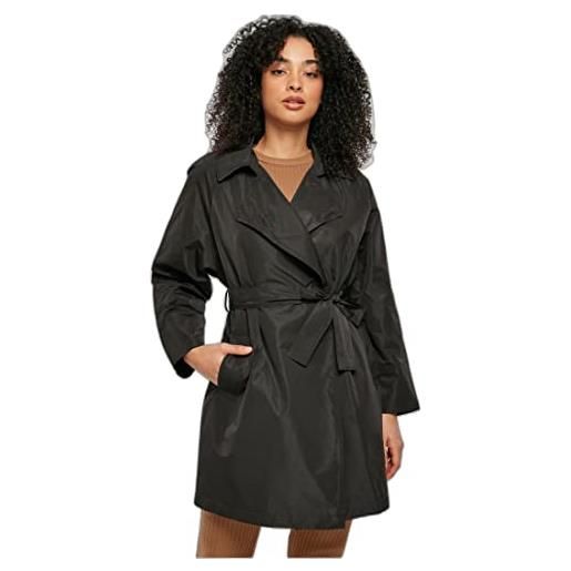 Urban Classics cappotto da donna-minimal trench, nero