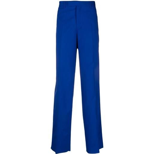 Versace pantaloni sartoriali a gamba ampia - blu