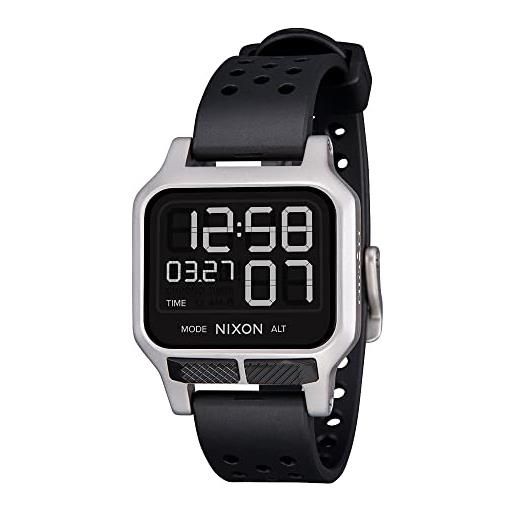 Nixon orologio digitale uomo con cinturino in silicone a1320130-00